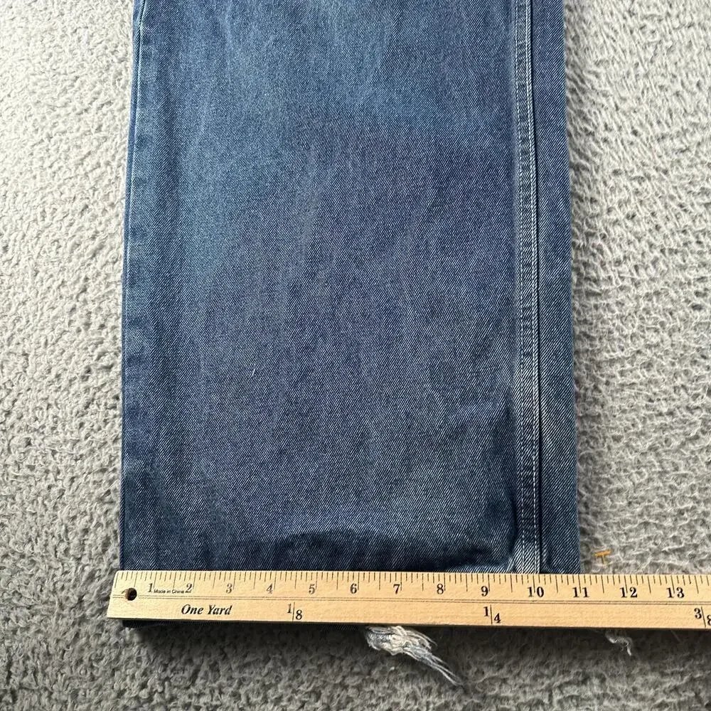 Scuffers Jumbo Jeans Mens 40(32 US) Blue Wide Leg Skater Baggy Denim Wash Grunge